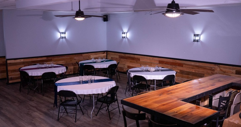 Interior, dining area