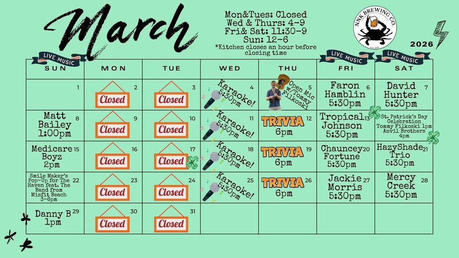 Northern Neck Brewing Company - Events