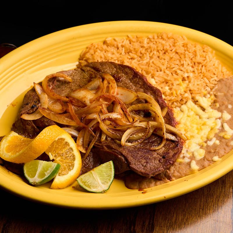 menu item 16 of 24, Sabas Steak (Carne Asada)