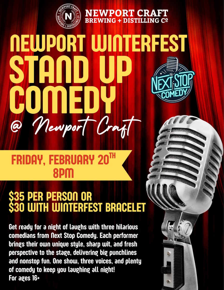Newport Winterfest Stand Up Comedy with Next Stop Comedy Show event photo