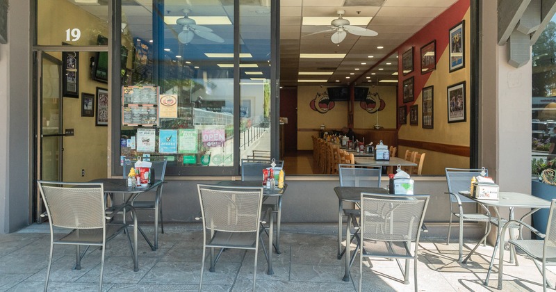 Outdoor seating area