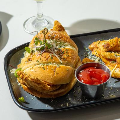 Fried Gulf Fish Sandwich.