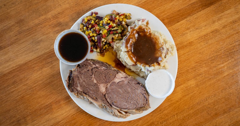 Prime rib dinner special