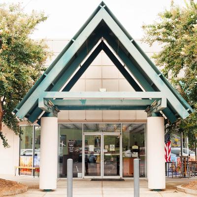 The restaurant's entrance.