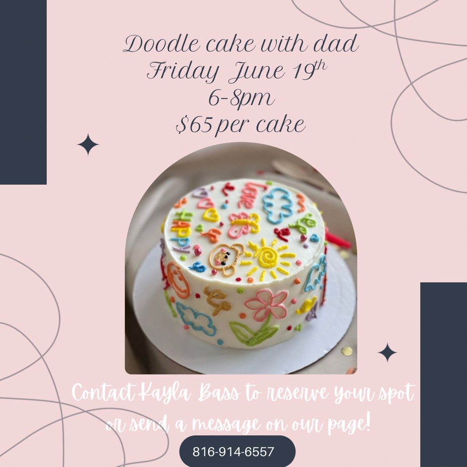 Cake class with dad event photo