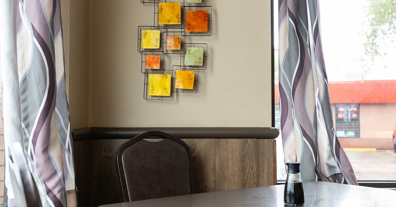 Interior, diner table, chairs