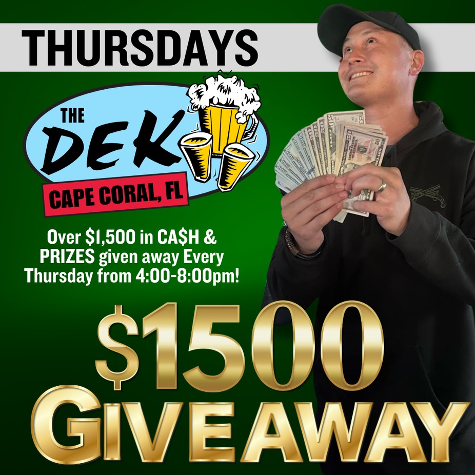 $1500 GIVEAWAY Thursdays! event photo