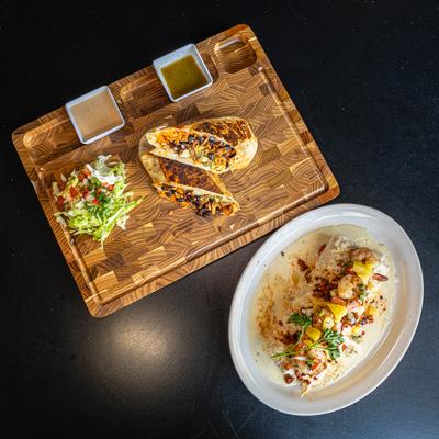Burrito platters.