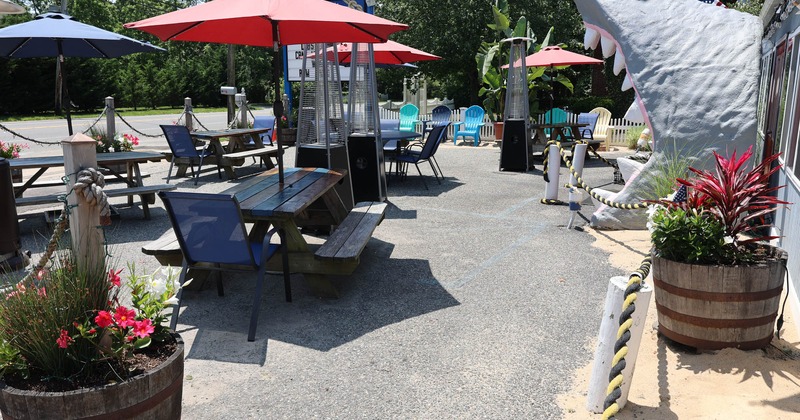 Exterior, seating area