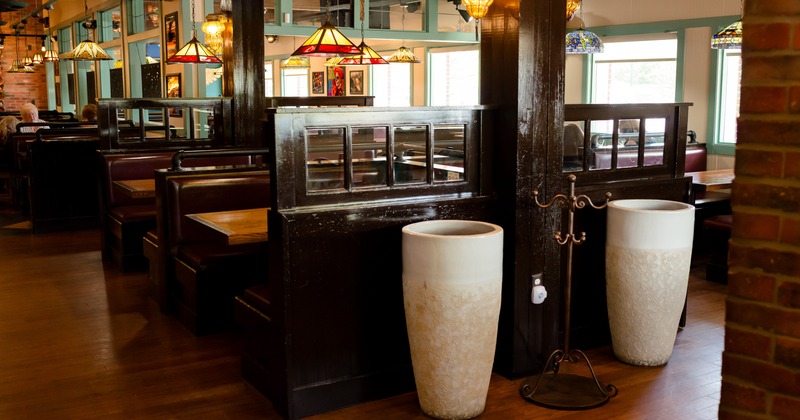 Diner area, booths
