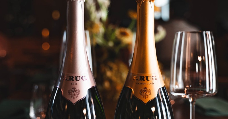Krug Champagne bottles
