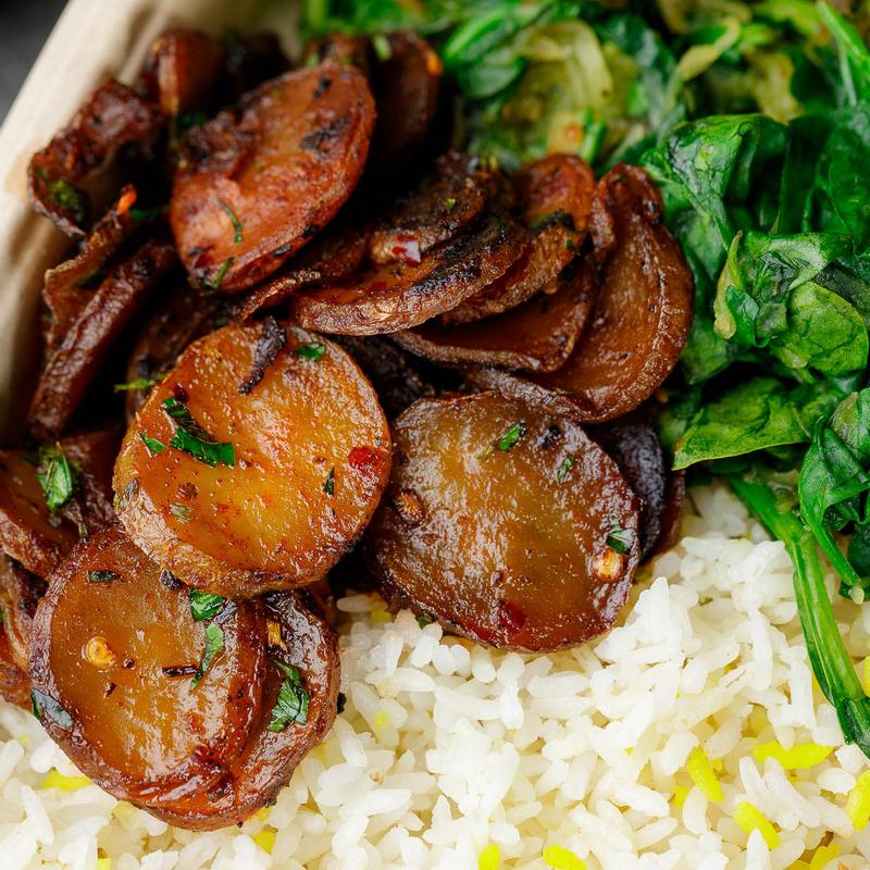 Sweet & Spicy Fingerling Potatoes photo