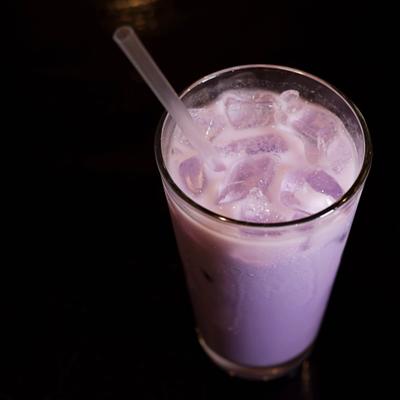 Ube Milk Tea.