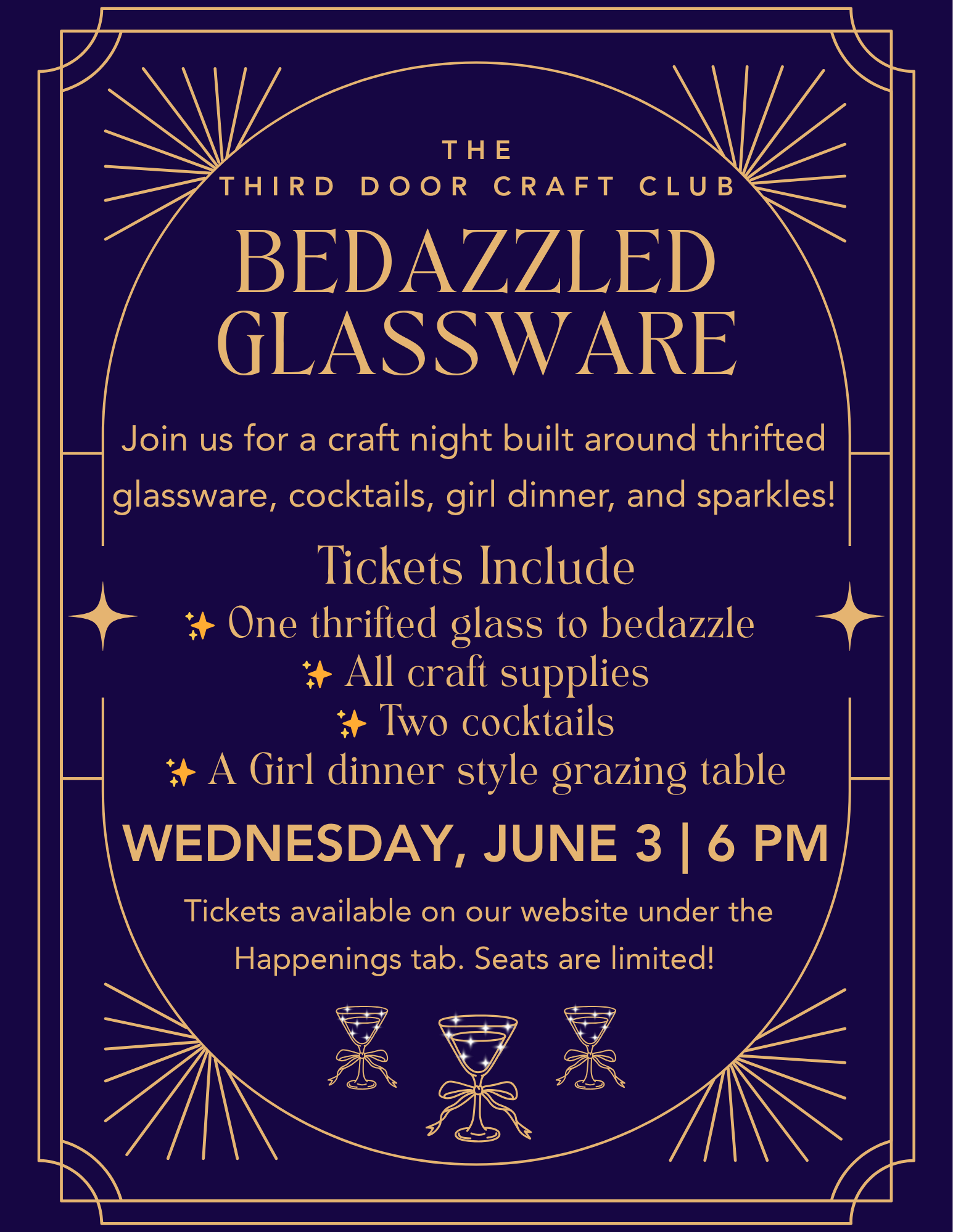 Poster with event information