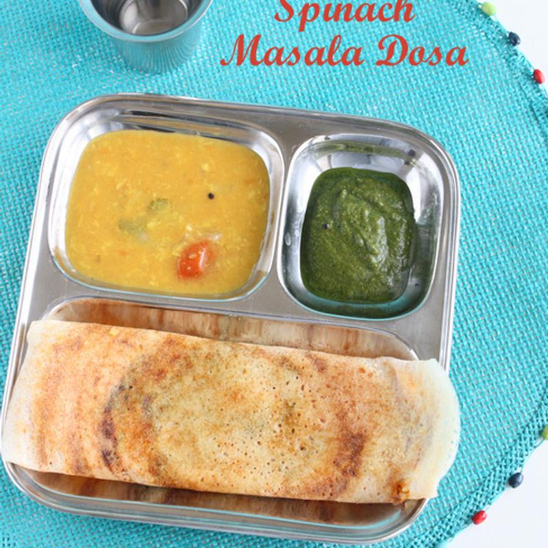 Spinach Masala Dosa photo 43