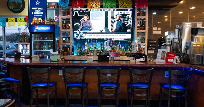 Interior seating area