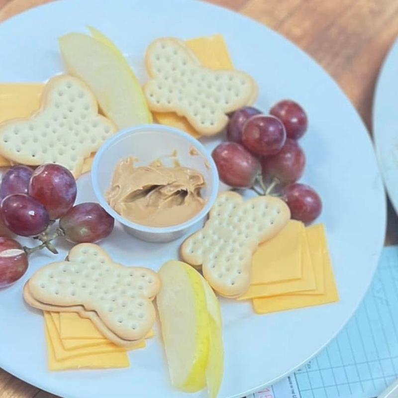 Kids Fruit & Cheese Plate photo