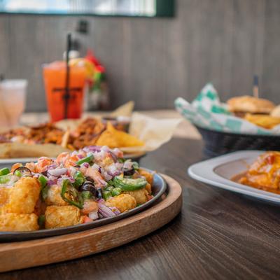 Various dishes and drinks