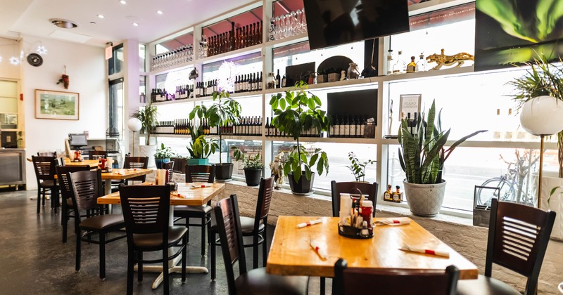 Interior, dining area