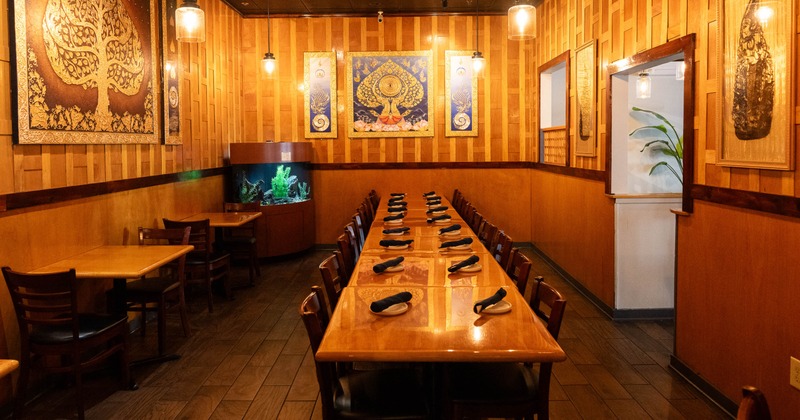 Interior, private dining area