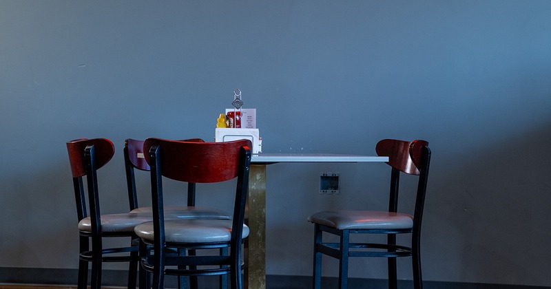 Dining table for four guests