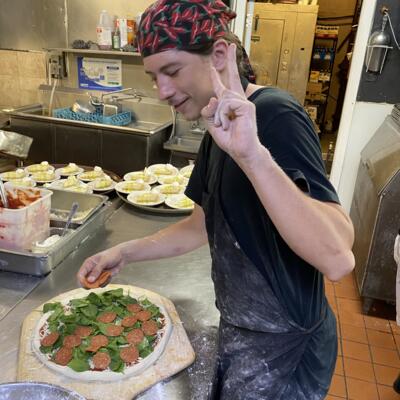 Mark, our pizza man forever....