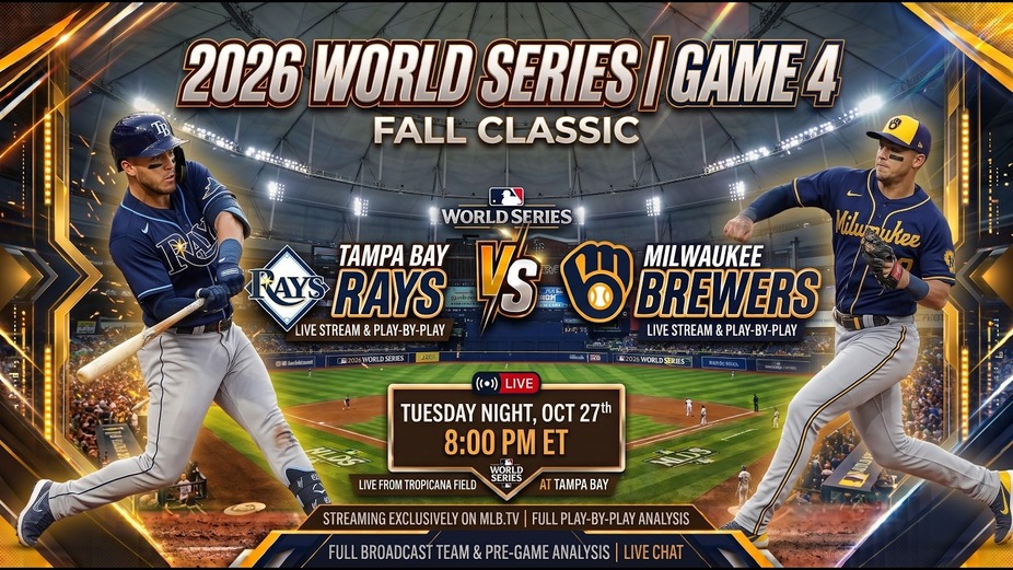 World Series Game 4 at 7pm Austin concert poster