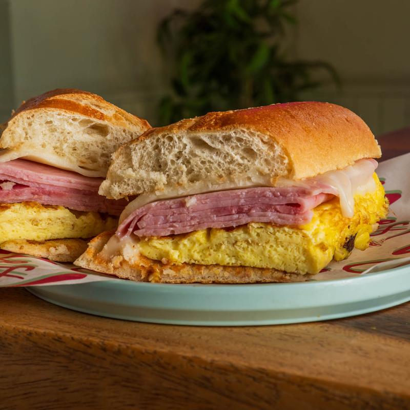 Tostada Egg Sandwich photo