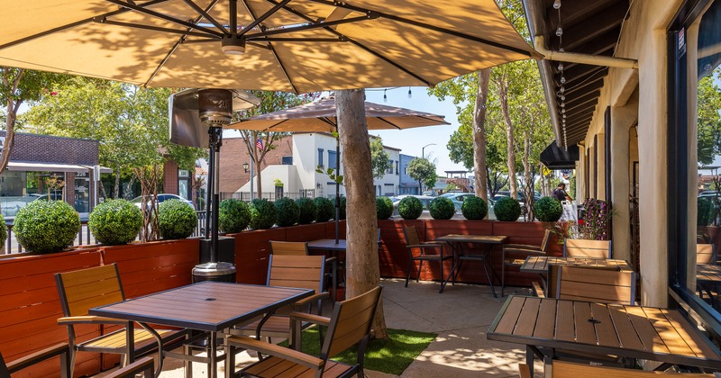 Cozy outdoor seating area