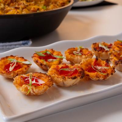 Pimento Cheese Phyllo Cups.