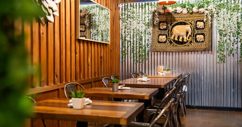 Interior seating space