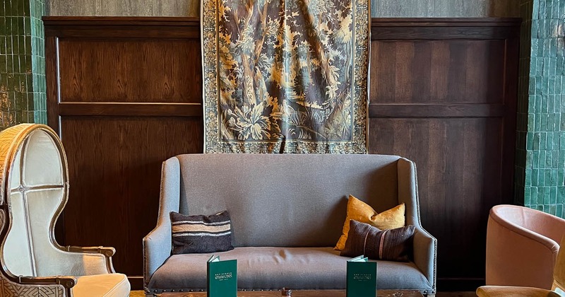 Interior, lounge seating area