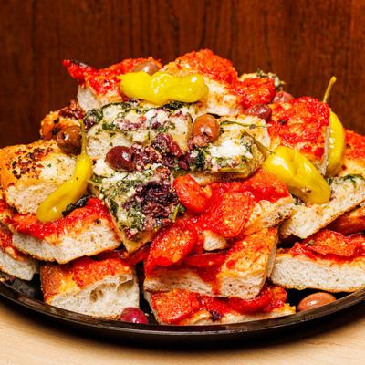 Pizza Appetizer Tray.