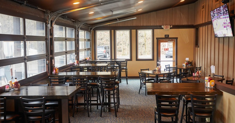 Interior, view of dining area