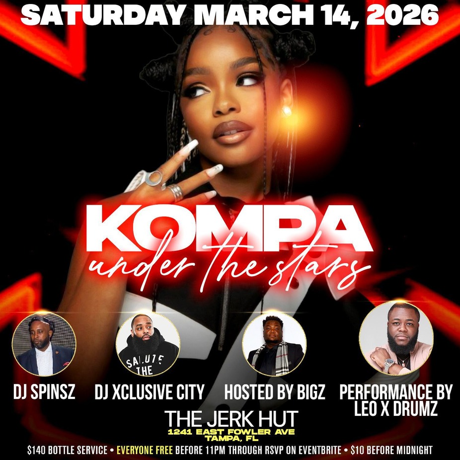 Kompa Under The Stars – Tampa | March 14 event photo