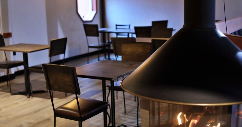 Interior seating area