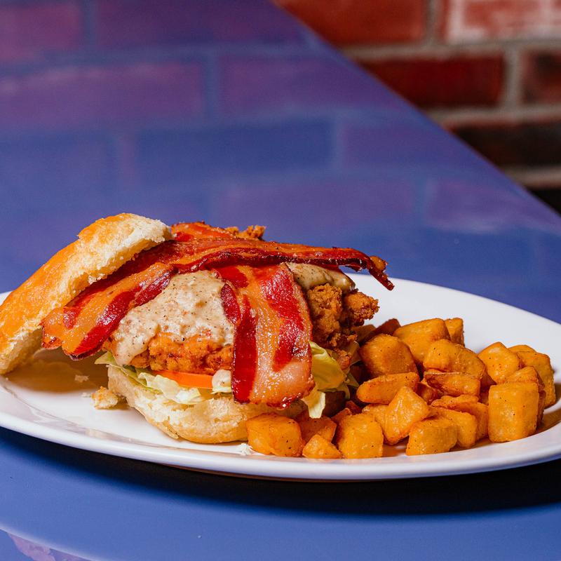 Fried Green Tomato BLT Sandwich photo