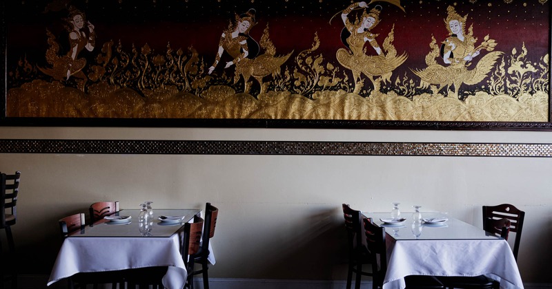 Interior, dining area