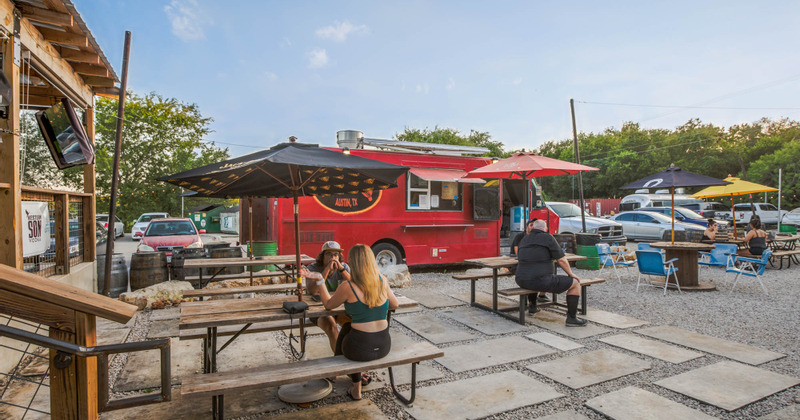 exterior seating area