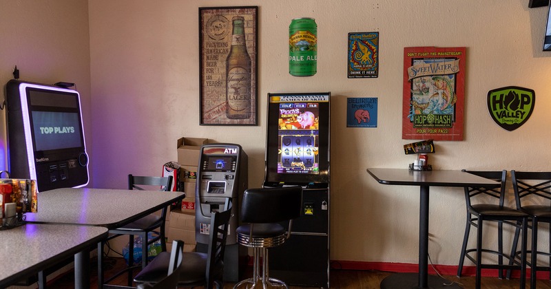 Interior, arcade area