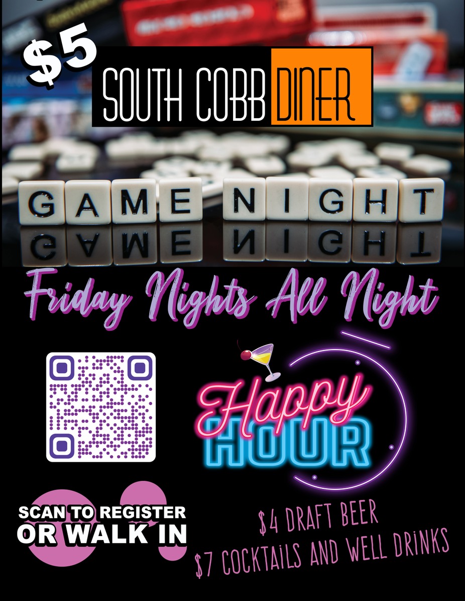 All Night Happy Hour & Game Night event photo