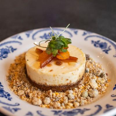 Cheesecake on a plate