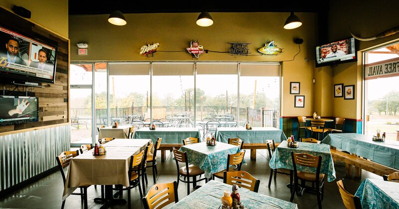 Interior, dining area