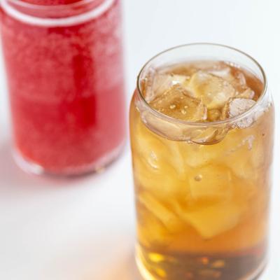 Kombucha iced tea jars