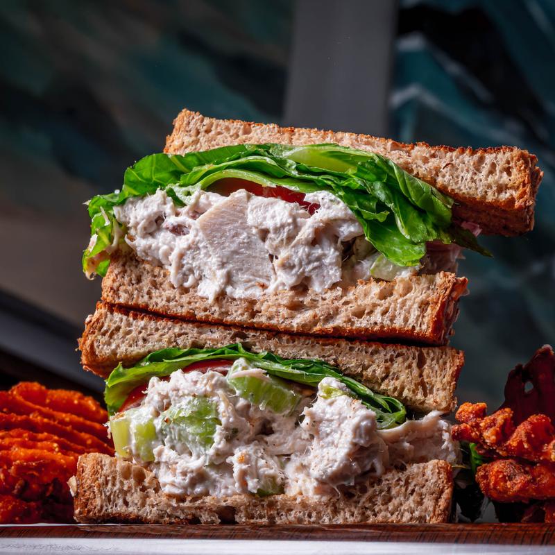 menu item 12 of 17, /House Smoked\ Chicken Salad Sandwich