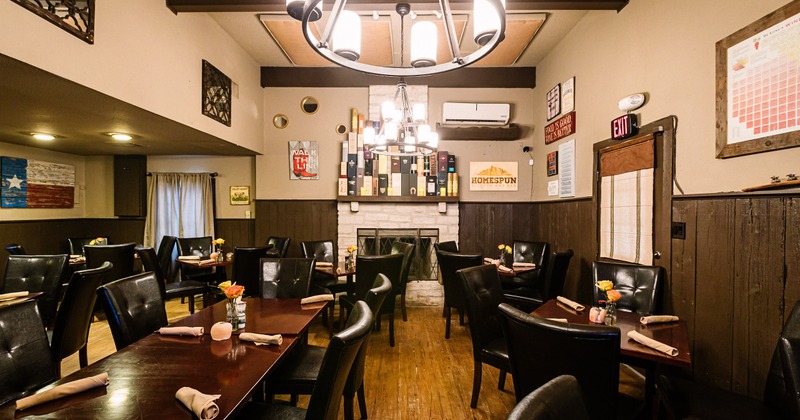 Interior, dining area