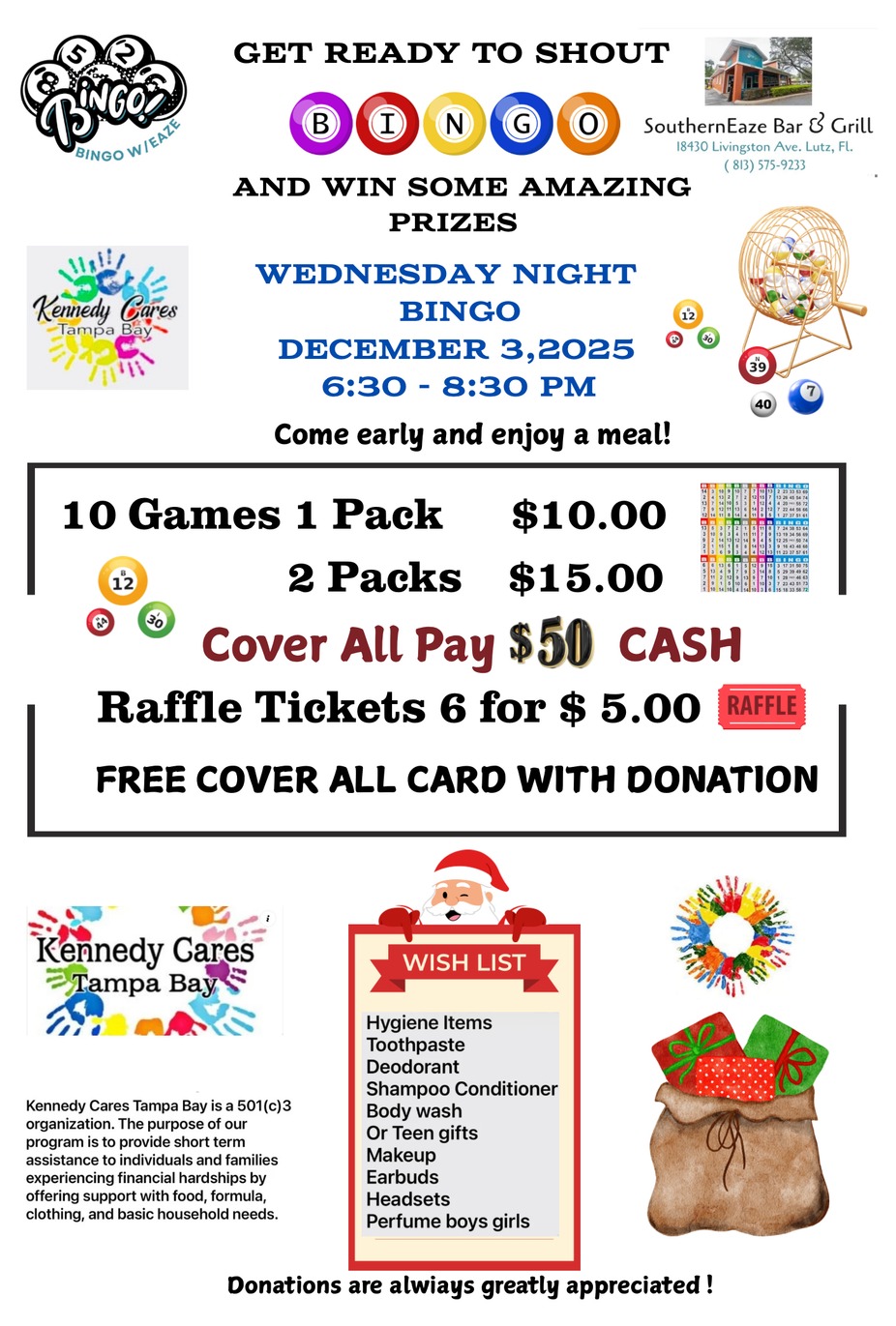 Charity Bingo event photo