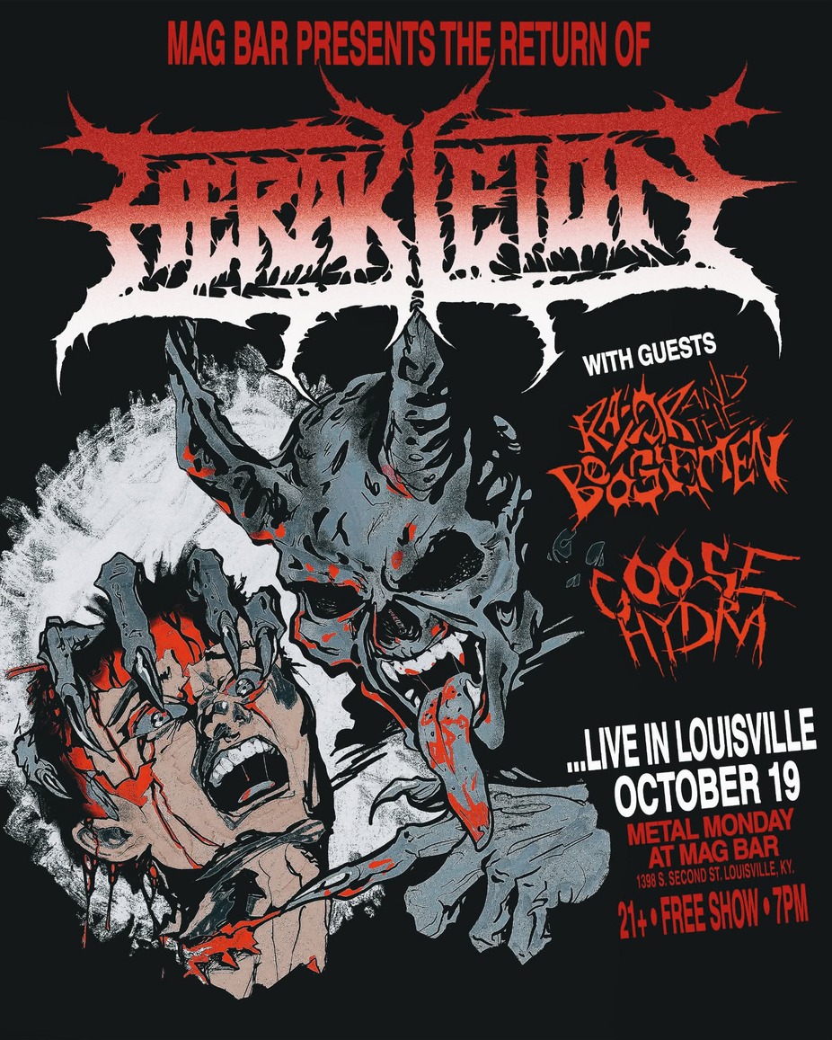 Mag Bar Metal Monday presents Herakleion with Goose Hydra and Razor and the Boogiemen event photo