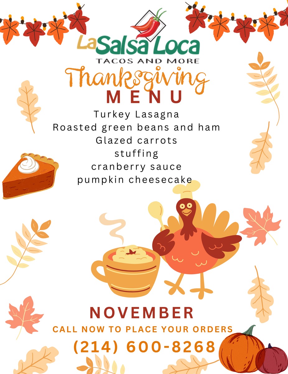 Call now to book your thanksgiving catering order event photo