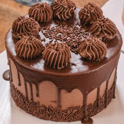 Triple Chocolate Cake.